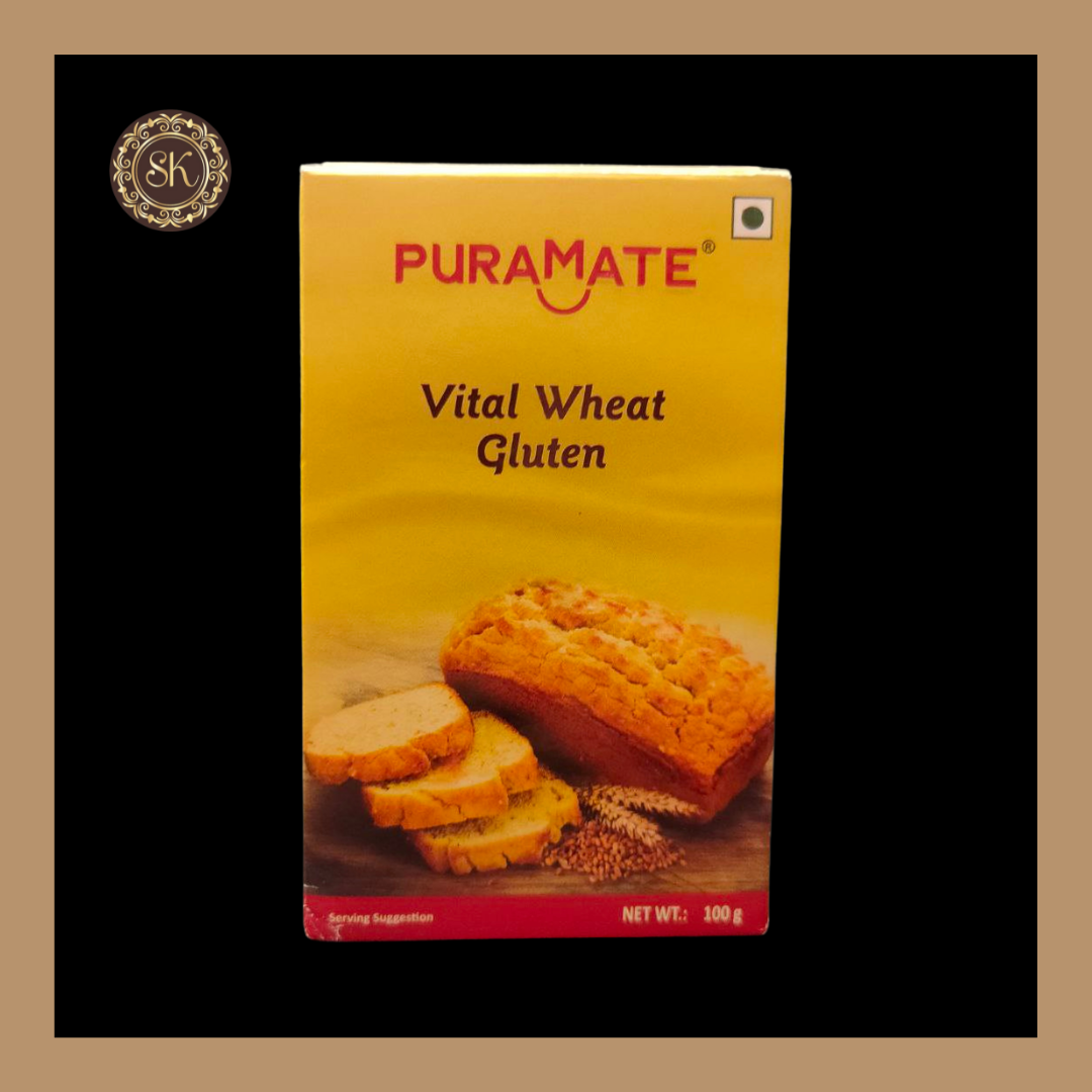 Vital Wheat Gluten | Puramate - 25gms Sweetkraft | Baking supplies