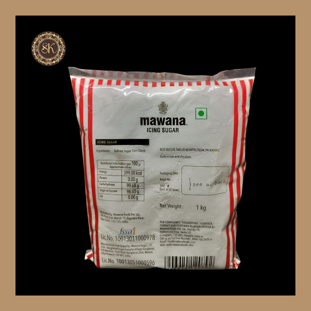 Icing Sugar | Mawana - 1kg Sweetkraft | Baking supplies