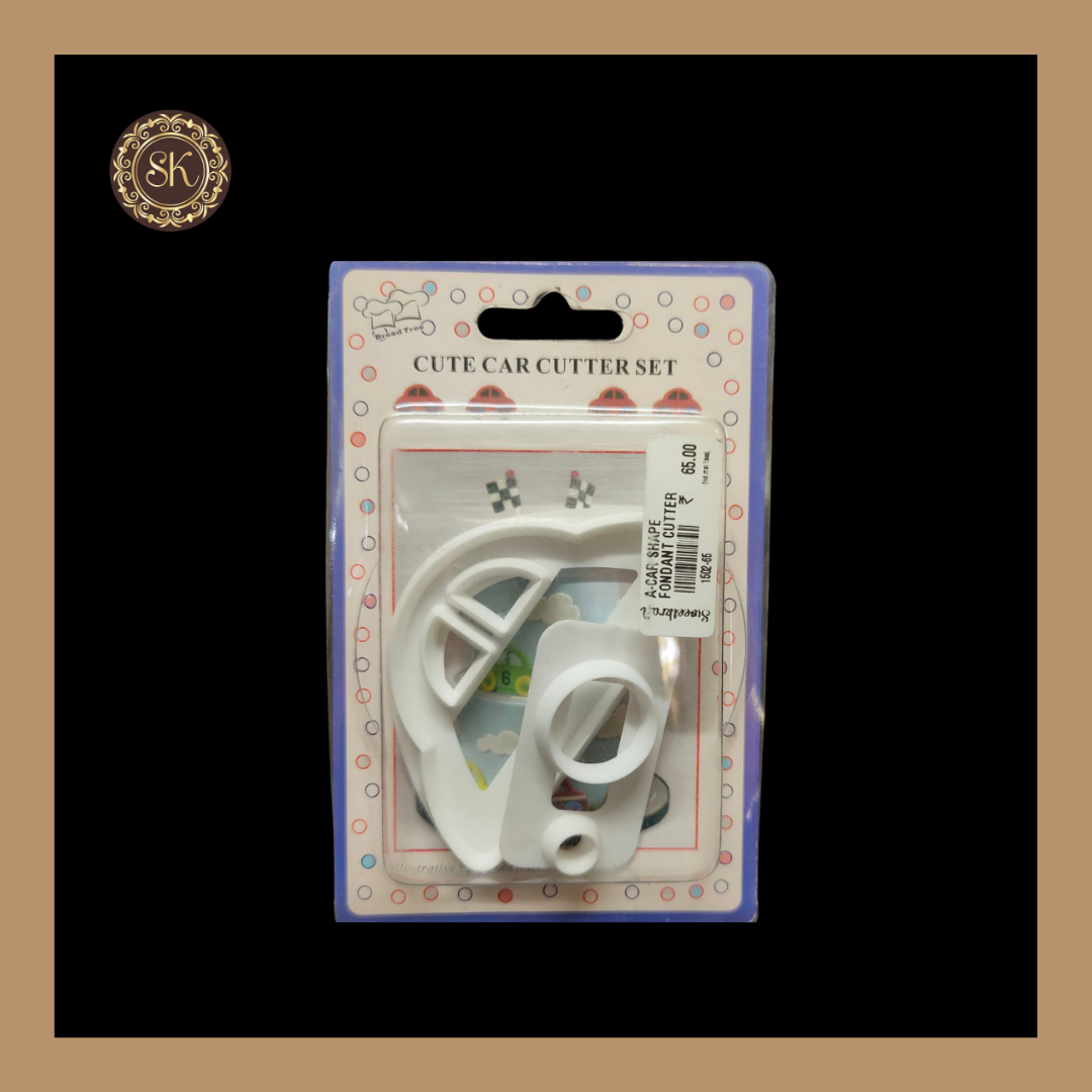 Car Shape Fondant Cutter | Car Shape Plastic Cutter | Pack of 1 ...