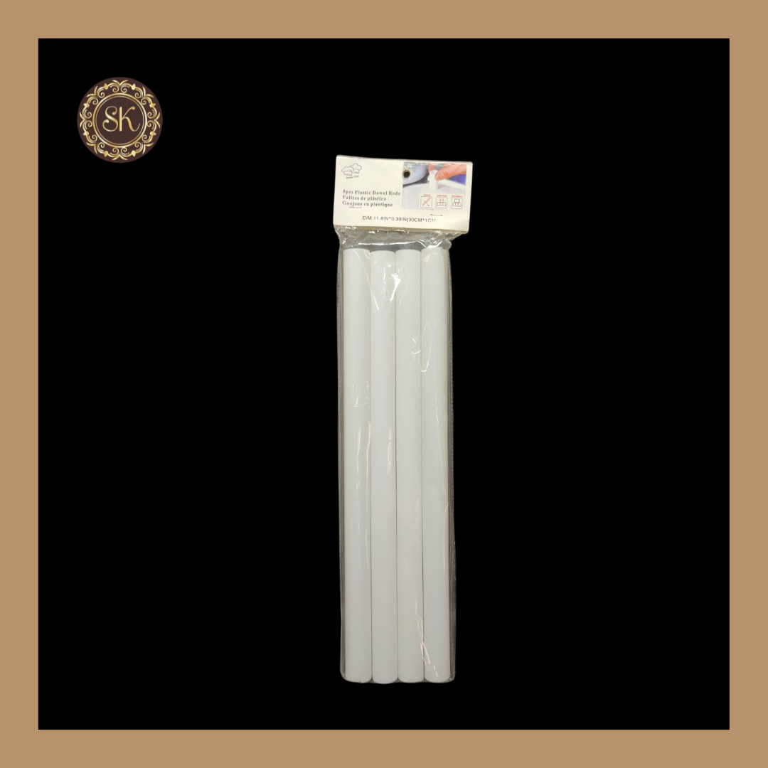 Plastic dowel rod | Dowel rod Tiered Cake Support | 4pcs – Sweetkraft ...
