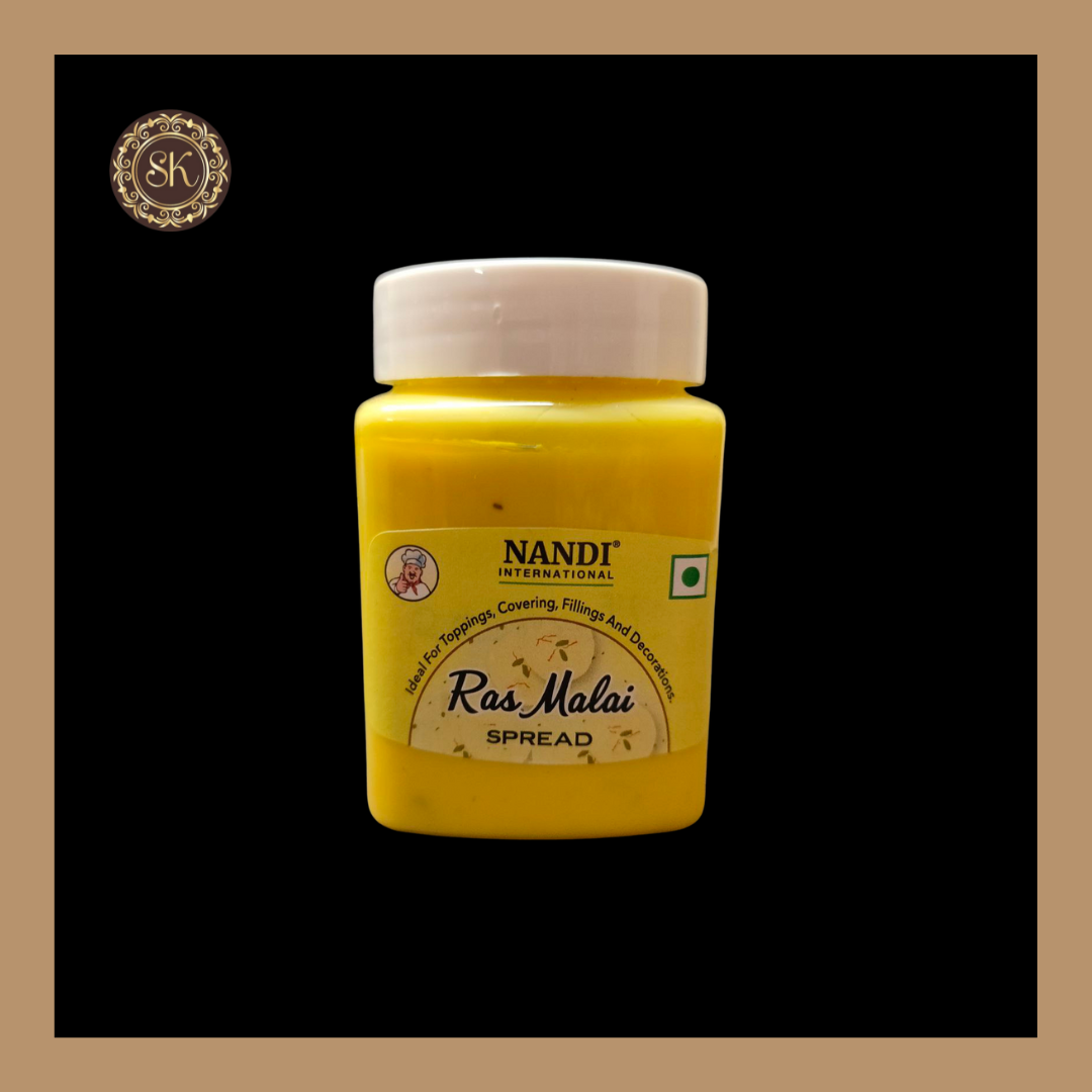 Ras Malai Spread | Toppings | Covering | Fillings | Decorations | Nandi Brand - 200gms Sweetkraft | Baking supplies