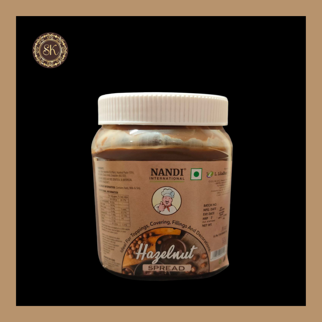 Hazelnut Spread | Toppings | Covering | Fillings | Decorations | Nandi Brand - 1kg Sweetkraft | Baking supplies