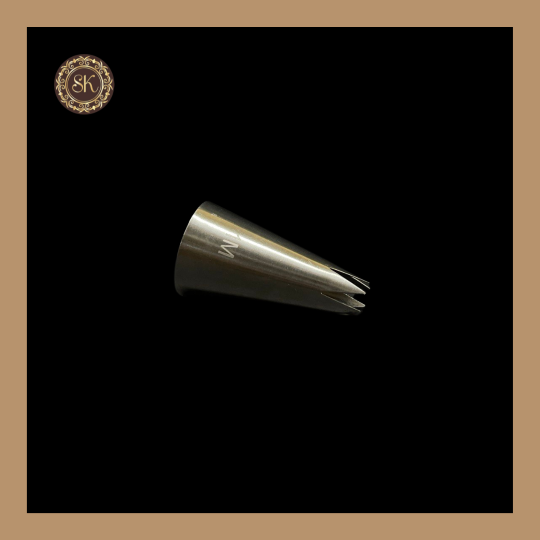 Noor-1M Icing Nozzle Steel Nozzle Tool Reusable Washable Cake Decor