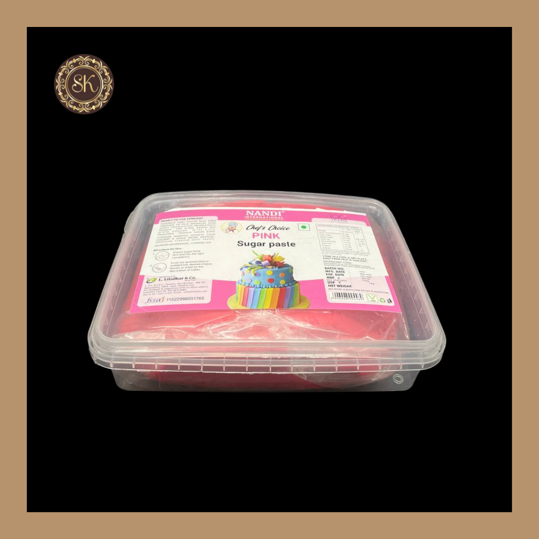 Pink Fondant | Sugar Paste | Nandi - 1kg Sweetkraft | Baking supplies