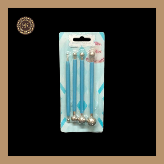 Modelling Ball Tools | Fondant Cake Flower Decorating Clay Sugarcraft Ball Set of 4 Sweetkraft | Baking supplies