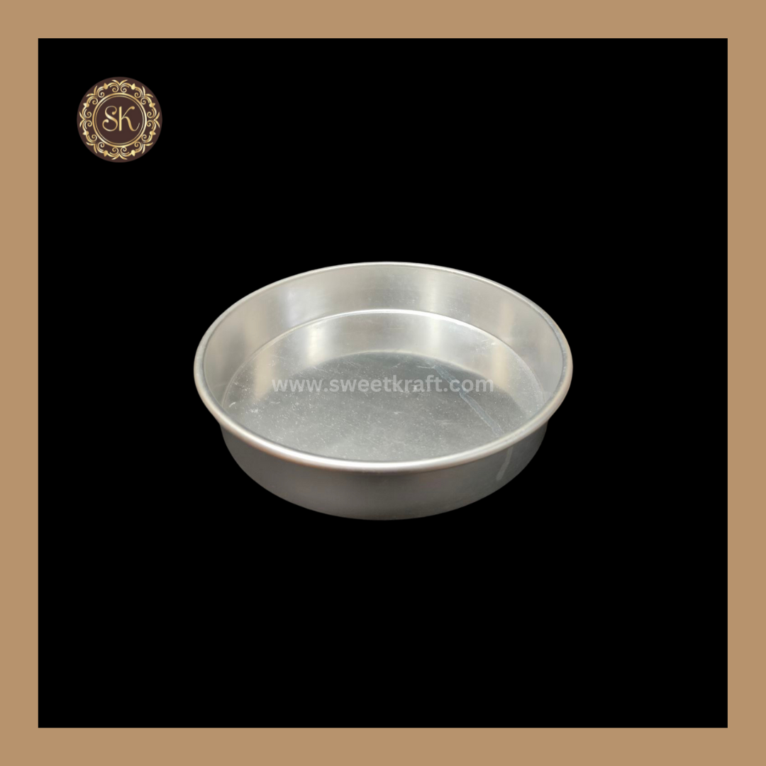 Aluminium Round Cake Tin | Cake Mould - 10"x2"inch Sweetkraft | Baking supplies