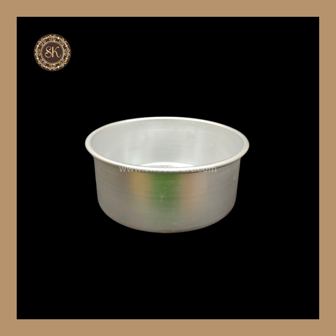 Aluminium Round Cake Tin | Cake Mould - 7"x3"inch Sweetkraft | Baking supplies