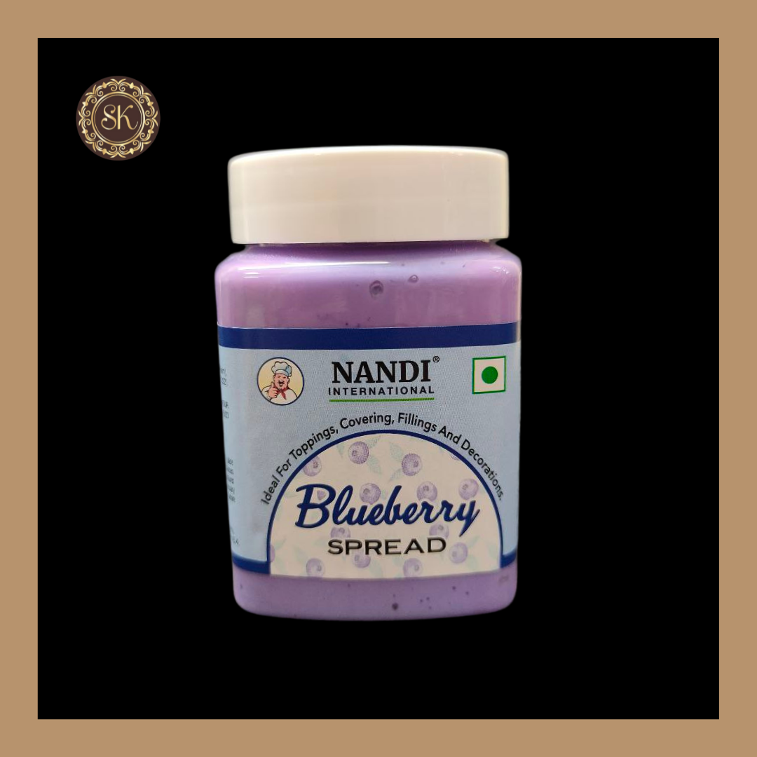 Blueberry Spread | Toppings | Covering | Fillings | Decorations | Nandi Brand - 200gms Sweetkraft | Baking supplies