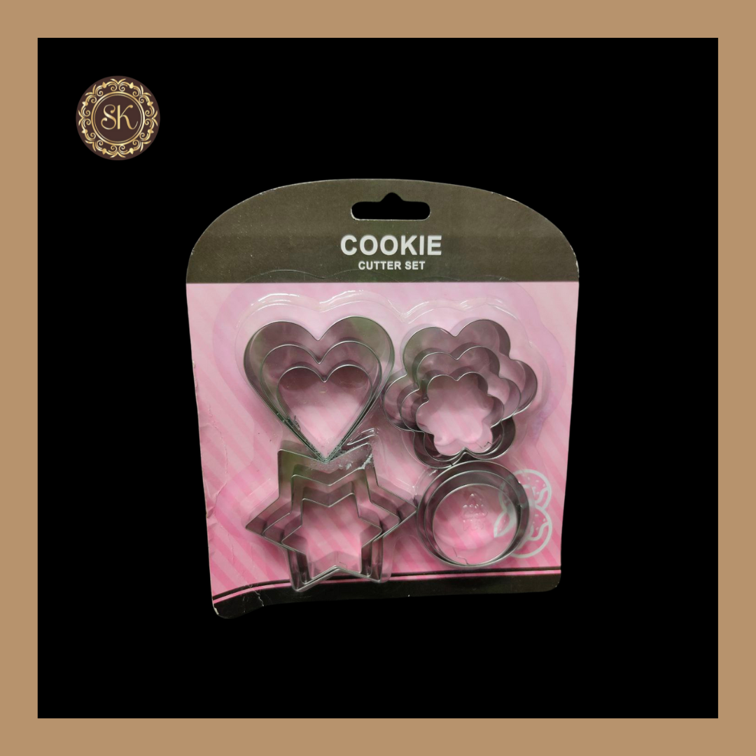 Stainless Steel Cookie Cutter | Cookie Cutter | Pack Of 6pcs Sweetkraft | Baking supplies