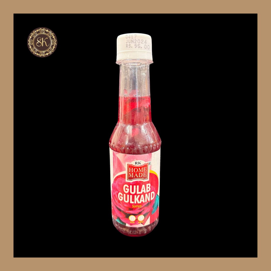 Home Made | Gulab Gulkand Syrup | RK Home Made Natural Syrup - 200 ml Sweetkraft | Baking supplies