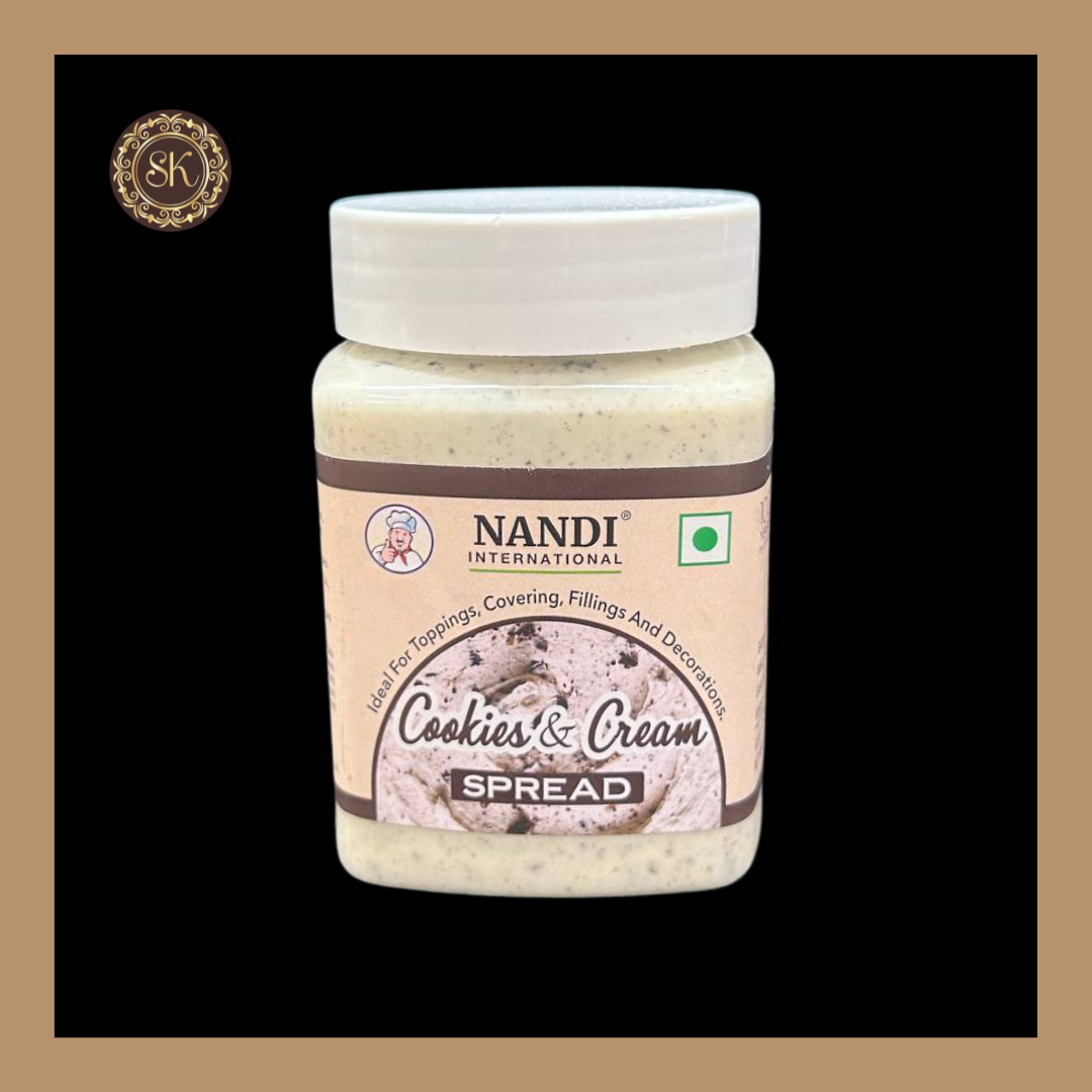 Cookies & Cream | Toppings | Covering | Fillings | Decorations | Nandi Brand - 200gms Sweetkraft | Baking supplies