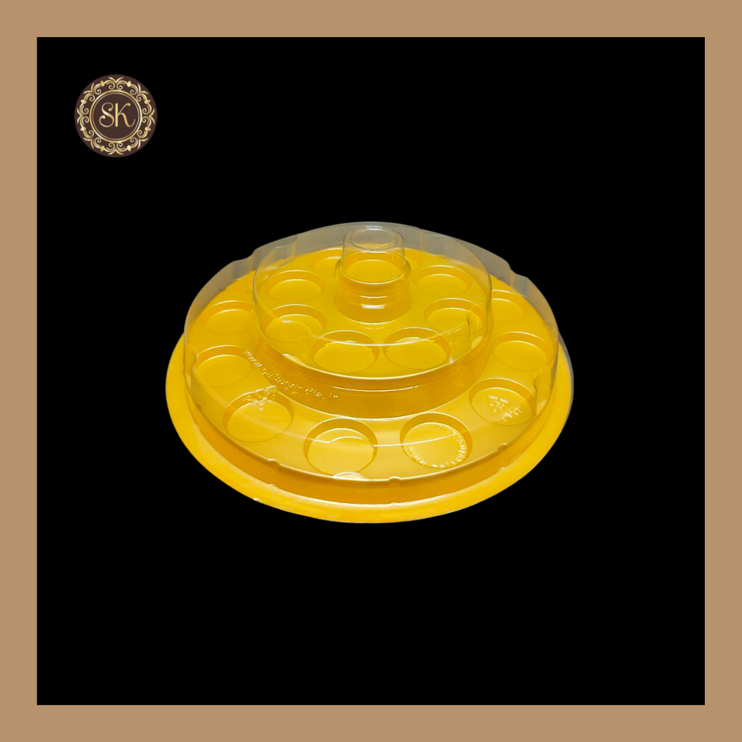 21 Cavity Pyramid Modak Box | Modak Box with Lid | Round Shape Modak B ...