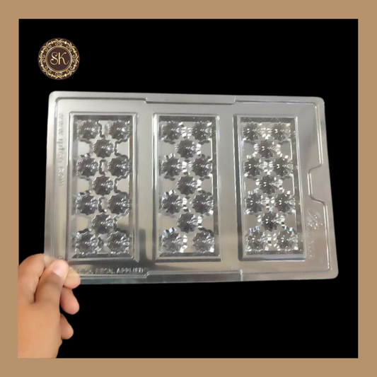 Plastic chocolate mould | Cacao | Mini Modak Shaped Mold | Chocolate Bar Plastic Mold | Plastic molds  (PM-194) Sweetkraft | Baking supplies