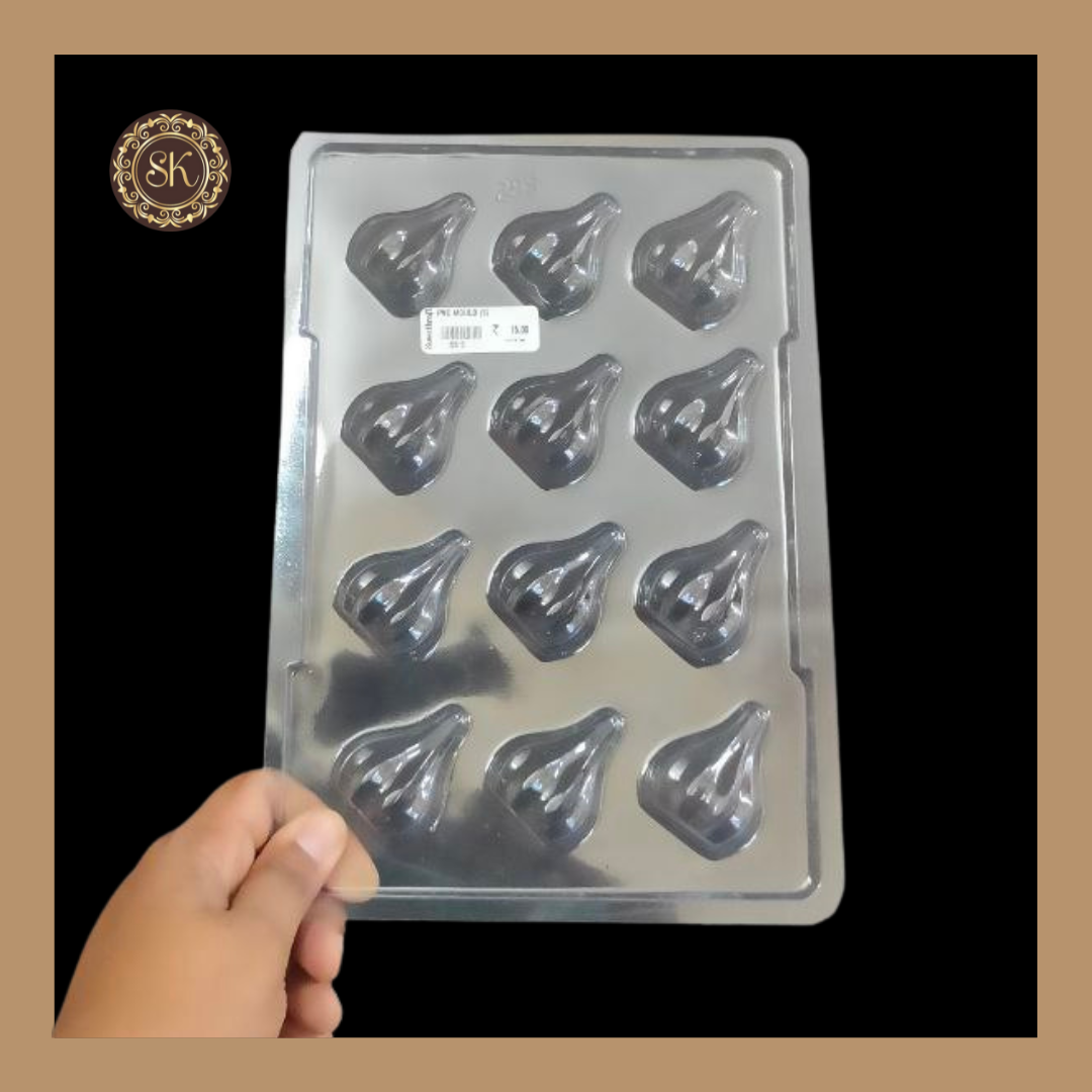 Plastic chocolate mould | Ganpati Modak Chocolate Mould | Modak Plastic Mold | Plastic molds  (PM-166) Sweetkraft | Baking supplies