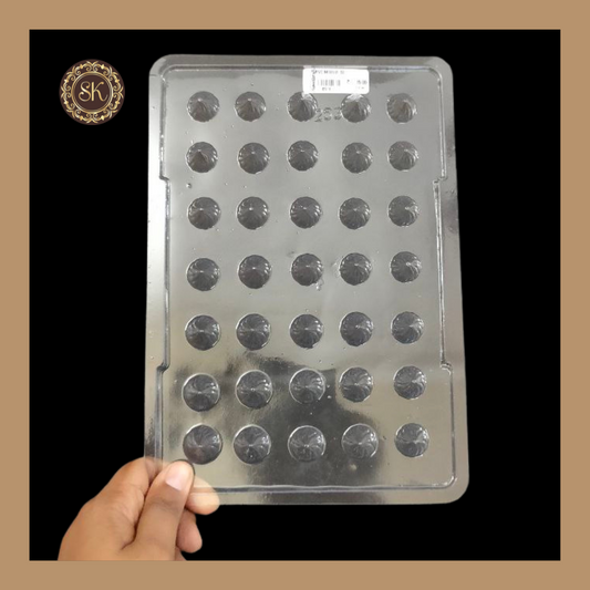 Plastic chocolate mould | Mini Modak Design Chocolate Mould | Chocolate Plastic Mold | Plastic molds  (PM-111) Sweetkraft | Baking supplies