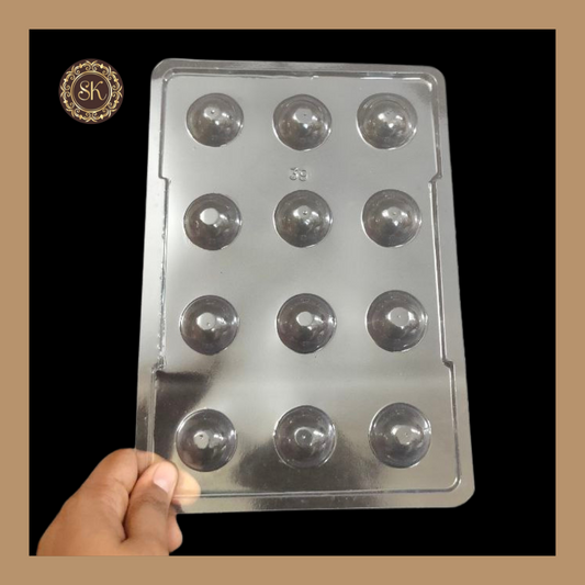 Plastic chocolate mould | Round Mould | Chocolate Plastic Mould | Plastic molds  (PM-249) Sweetkraft | Baking supplies