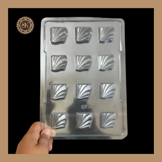 Plastic chocolate mould | Square Mould | Chocolate Plastic Mould | Plastic molds  (PM-250) Sweetkraft | Baking supplies