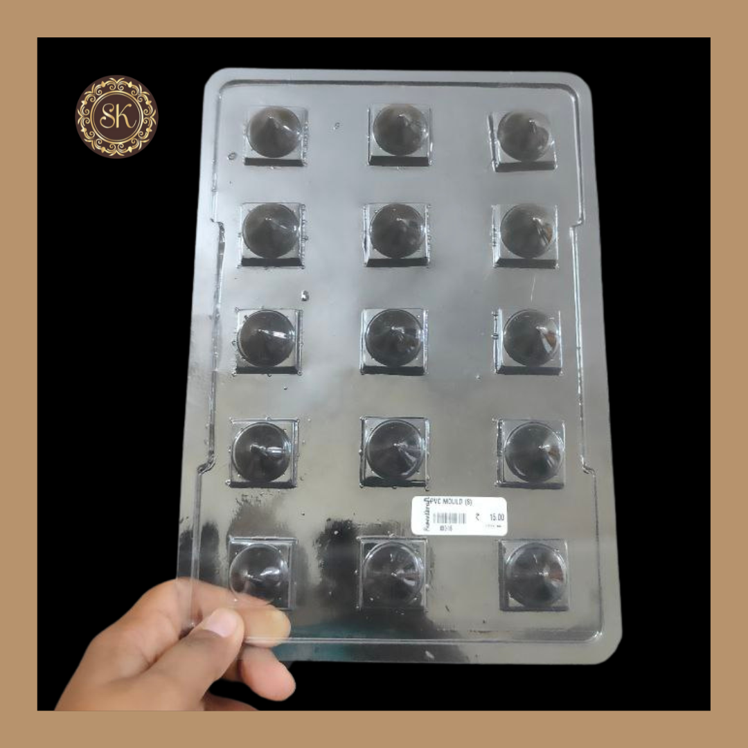 Plastic chocolate mould | Ganpati Modak Chocolate Mould | Modak Plastic Mold | Plastic molds  (PM-163) Sweetkraft | Baking supplies