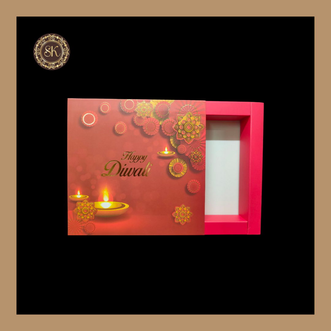 9 Cavity Diwali Box | Golden Cavity | Chocolate Box | Gift Box | Mithai Box - (Only Box) Sweetkraft | Baking supplies