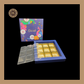 9 Cavity Diwali Box | Golden Cavity | Chocolate Box | Gift Box | Mithai Box | Blue- (With Cavity & Lid Cover) Sweetkraft | Baking supplies