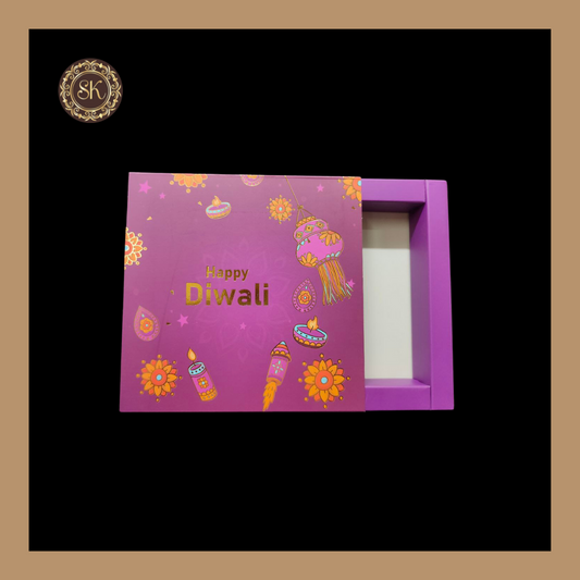 9 Cavity Diwali Box | Golden Cavity | Chocolate Box | Gift Box | Mithai Box | Purple- (Only Box) Sweetkraft | Baking supplies