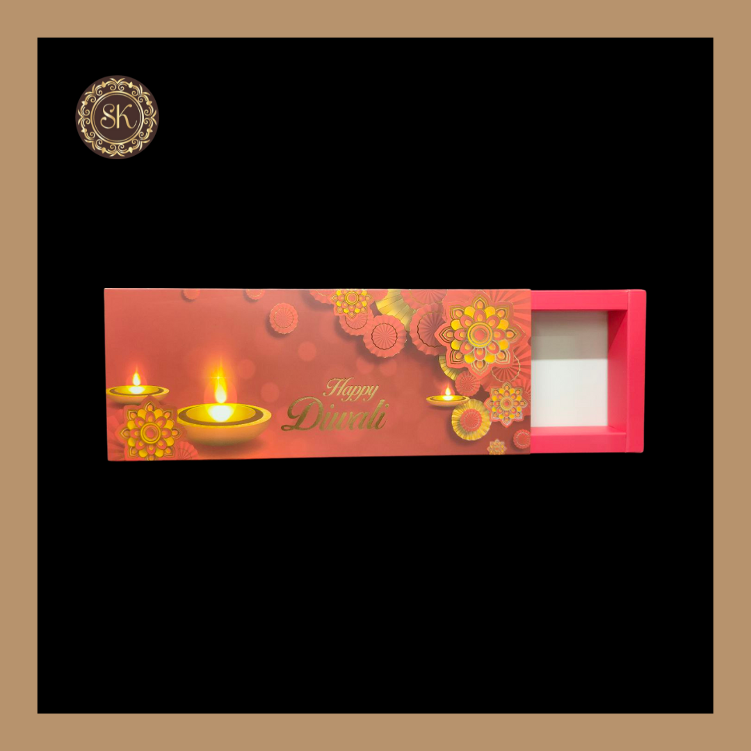 12 Cavity Diwali Box | Golden Cavity | Chocolate Box | Gift Box | Mithai Box | Red- (Only Box) Sweetkraft | Baking supplies