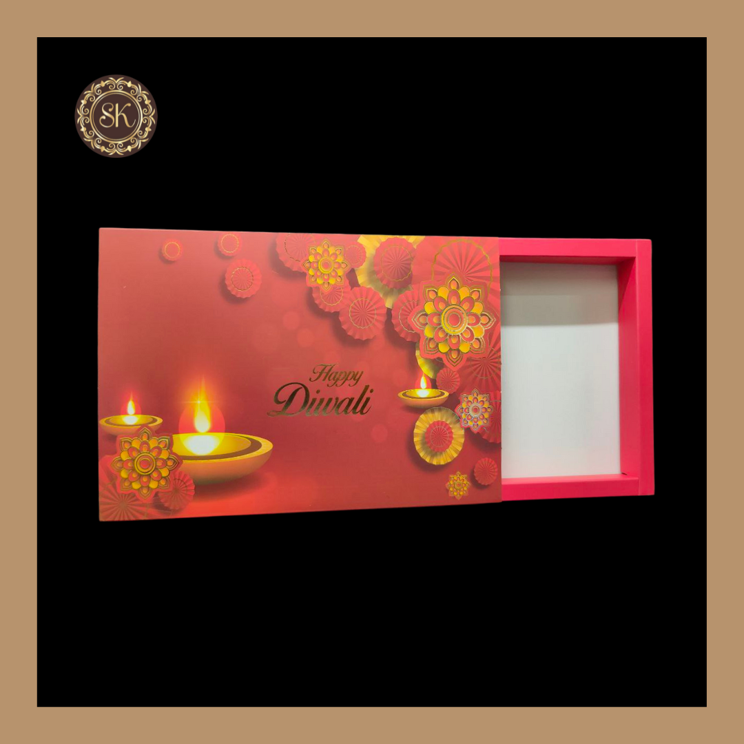 24 Cavity Diwali Box | Golden Cavity | Chocolate Box | Gift Box | Mithai Box | Red- (Only Box) Sweetkraft | Baking supplies