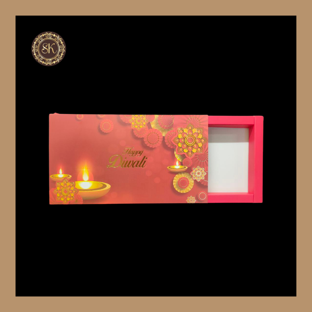 18 Cavity Diwali Box | Golden Cavity | Chocolate Box | Gift Box | Mithai Box | Red- (Only Box) Sweetkraft | Baking supplies