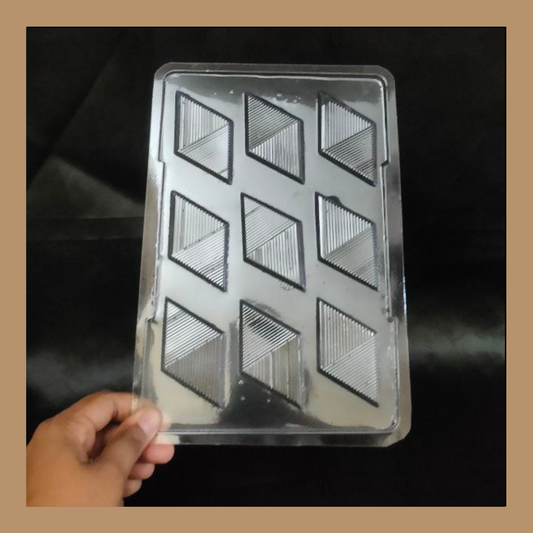 Plastic chocolate mould | Kaju Katri Design Mould | Chocolate Plastic Mould | Plastic molds (PM-269) Sweetkraft | Baking supplies