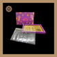 24 Pataka Diwali Box | Golden Cavity | Chocolate Box | Gift Box | Mithai Box | Purple- (With Tray & Lid Cover) Sweetkraft | Baking supplies