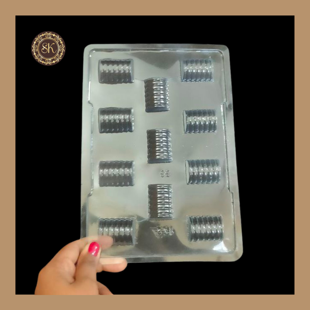 Plastic Chocolate Mould | Square Candy Design Mould | Chocolate Plastic Mould | Plastic Molds (PM-280) Sweetkraft | Baking supplies