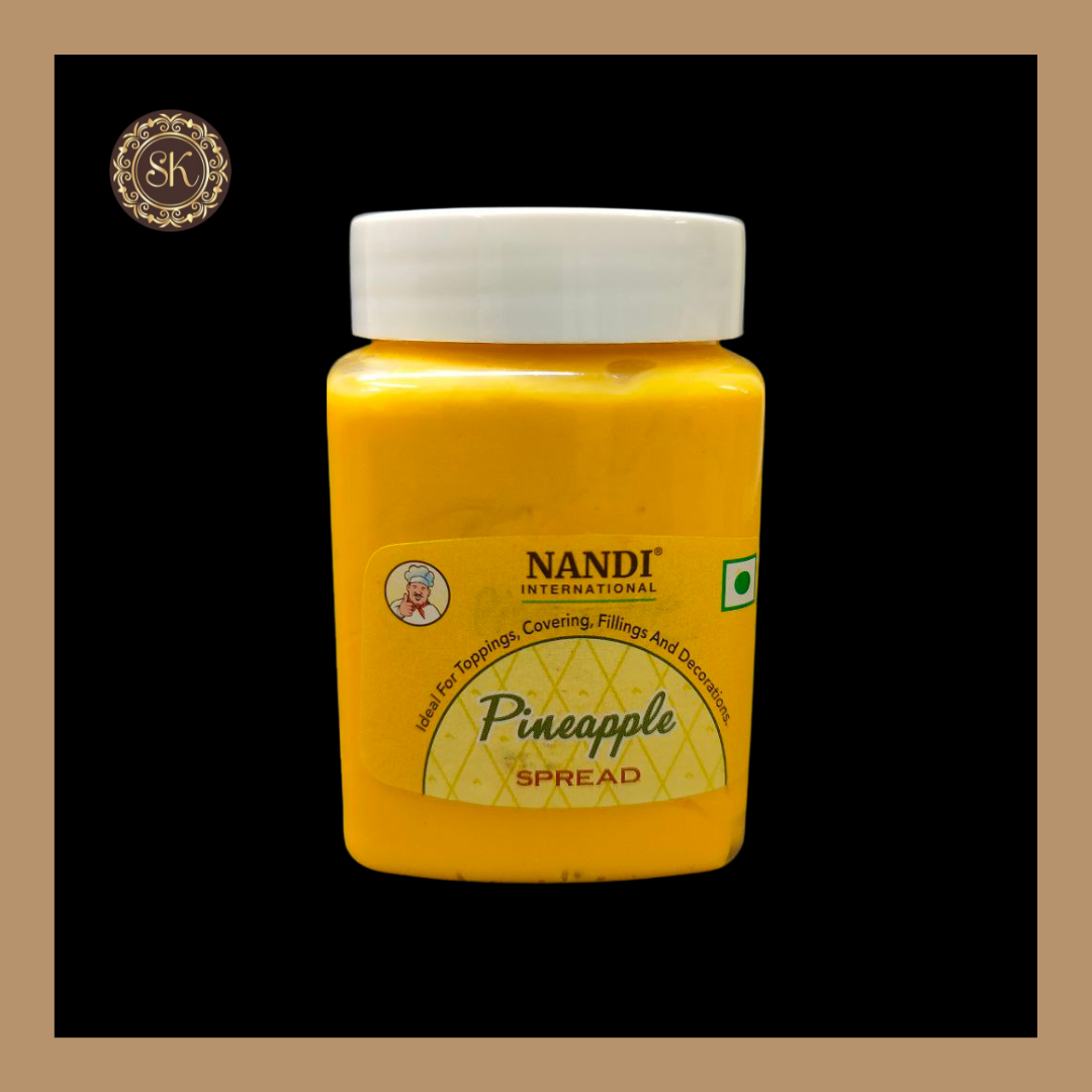 Pineapple Spread | Toppings | Covering | Fillings | Decorations | Nandi Brand - 200gms Sweetkraft | Baking supplies