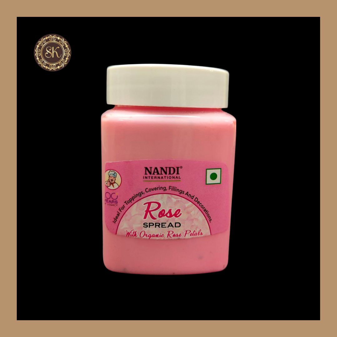 Rose Spread | Toppings | Covering | Fillings | Decorations | Nandi Brand - 200gms Sweetkraft | Baking supplies