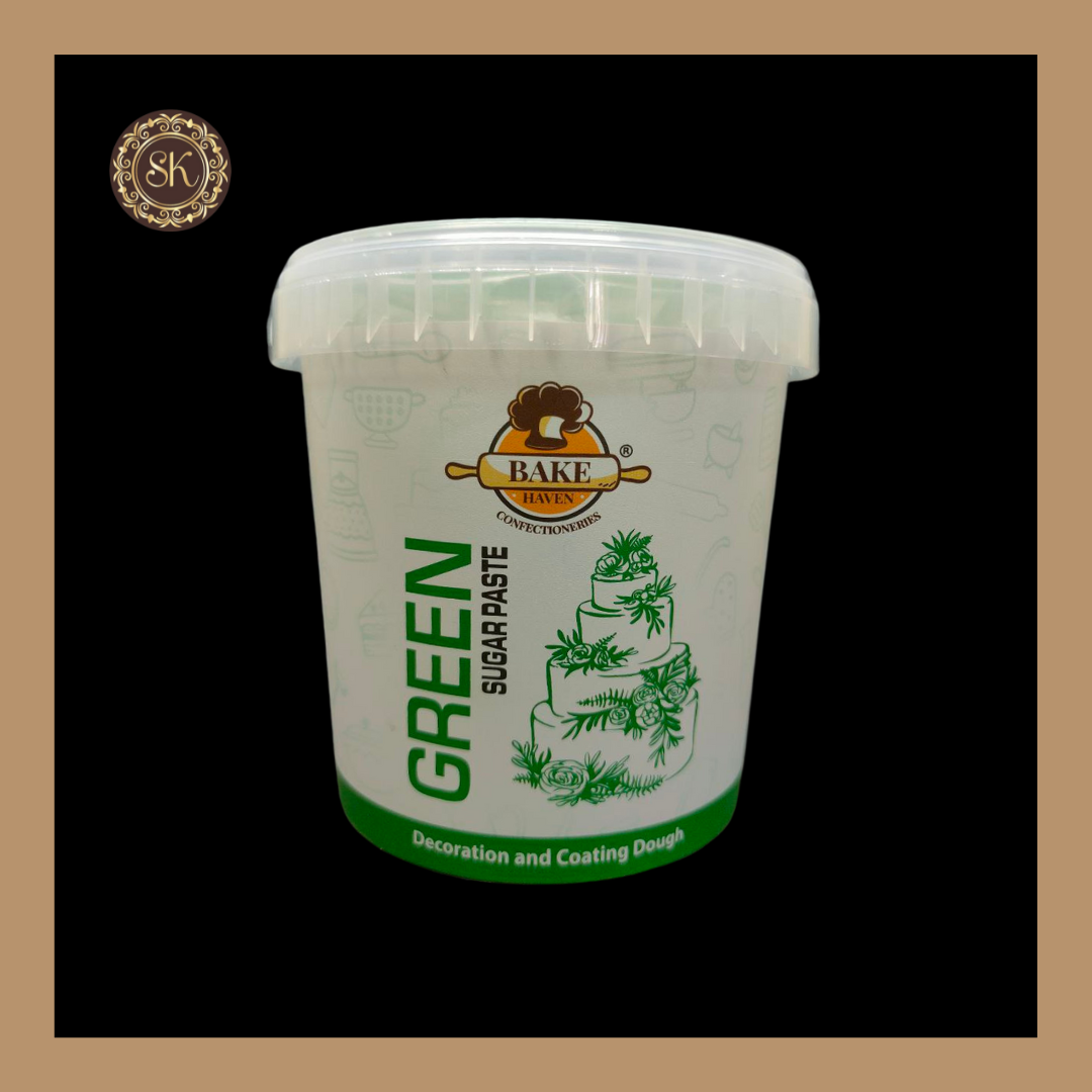 Green Fondant | Sugar Paste | Bake Haven - 1kg Sweetkraft | Baking supplies