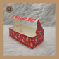 2 Christmas Print Brownie Box | Christmas Brownie Box | Red Brownie box Sweetkraft | Baking supplies