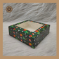 4 Christmas Print Brownie Box | Christmas Brownie Box | Green Brownie box Sweetkraft | Baking supplies