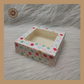 4 Christmas Print Brownie Box | Christmas Brownie Box | Whtie Brownie box Sweetkraft | Baking supplies