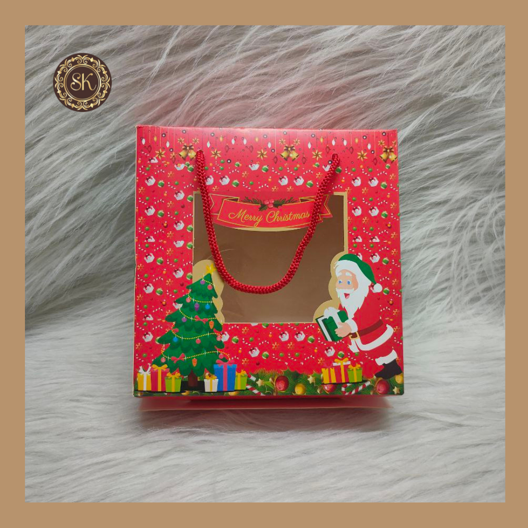 Christmas Print Hamper Box | Xmas Box | Christmas Hamper Box | Red Trunk Box | Size-8x83.5inch Sweetkraft | Baking supplies