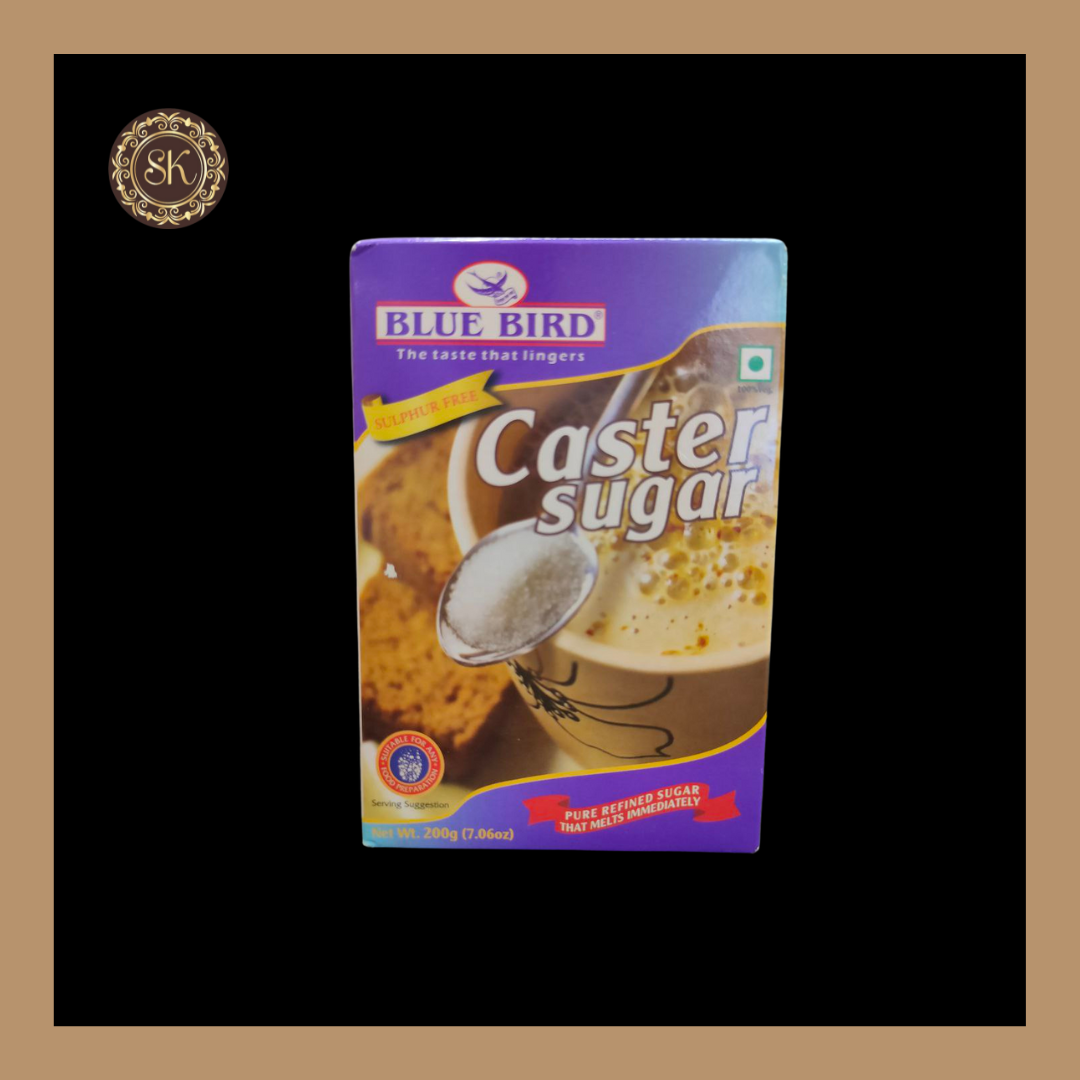 Caster Sugar | Blue Bird - 200g – Sweetkraft | Baking supplies