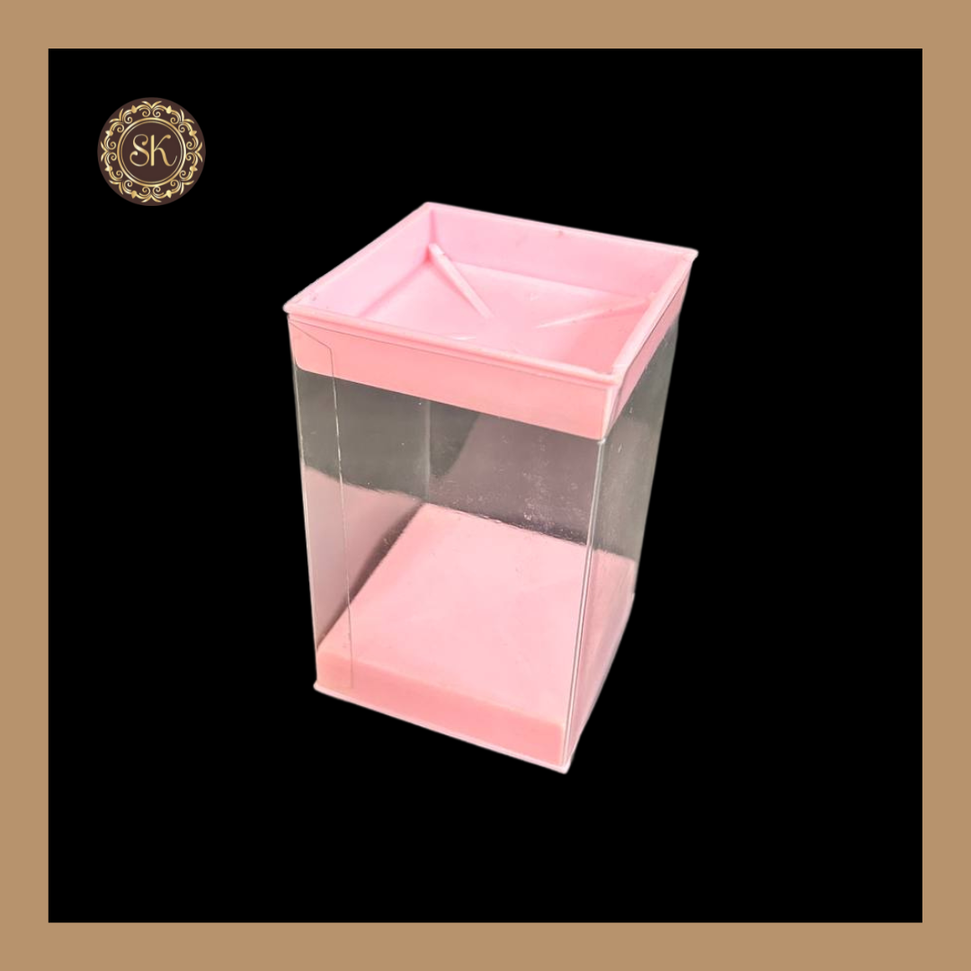 Single Modak Box | Gift Box | Square | Colours Red, Blue, Pink, Brown Sweetkraft | Baking supplies