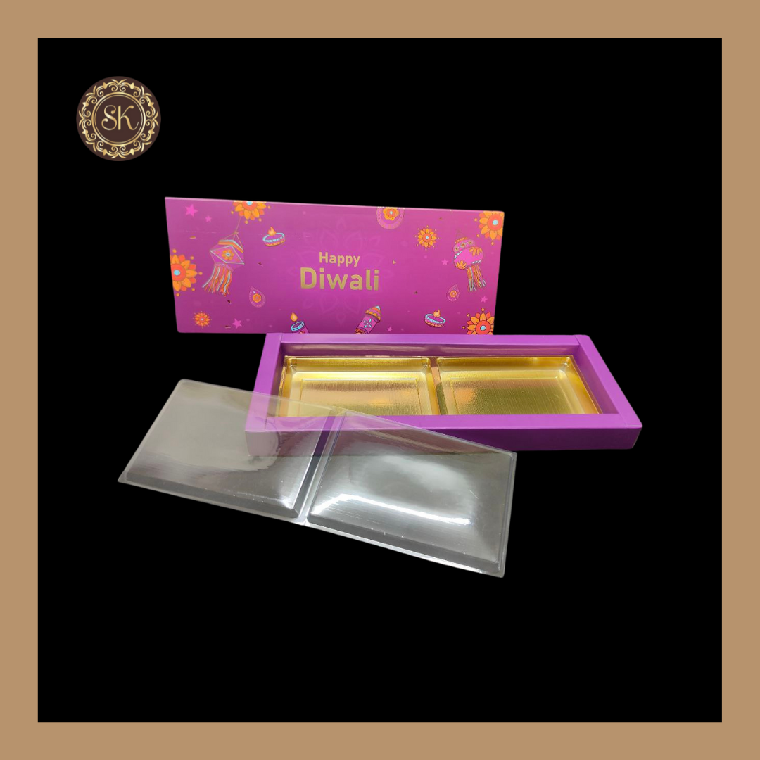 Partition Baking 12 Partition Diwali Box | Golden Cavity | Chocolate Box | Gift Box | M ...