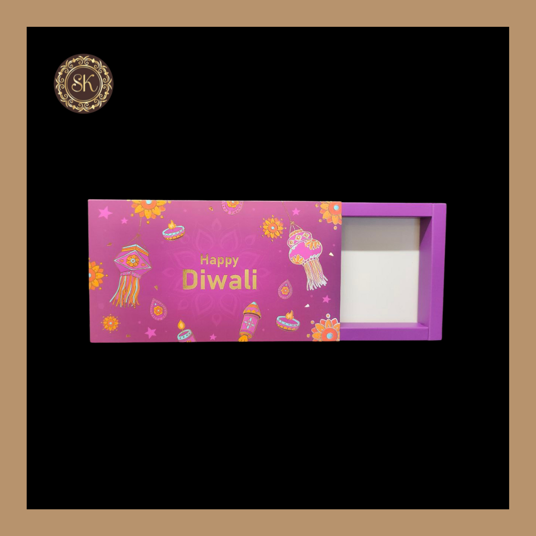 18 Cavity Diwali Box | Golden Cavity | Chocolate Box | Gift Box | Mithai Box | Purple - (Only Box) Sweetkraft | Baking supplies