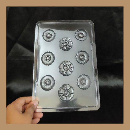 Plastic Chocolate Mould | Flowers Design Mould | Chocolate Plastic Mould | Plastic Molds (PM-268) Sweetkraft | Baking supplies