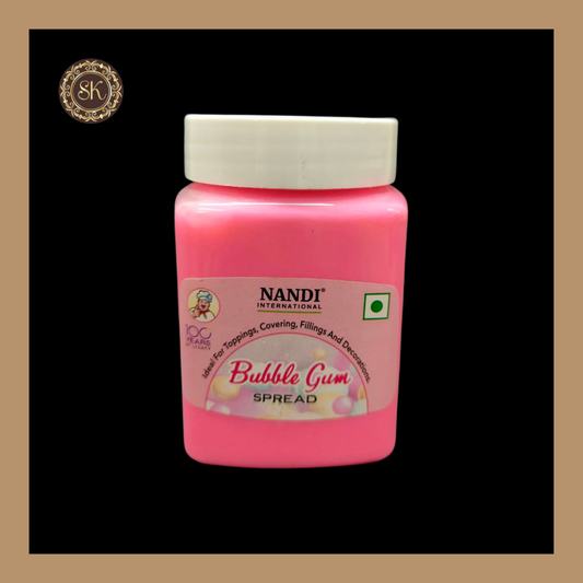 Bubble Gum Spread | Toppings | Covering | Fillings | Decorations | Nandi Brand - 200gms Sweetkraft | Baking supplies