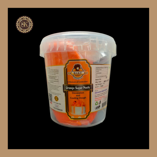 Orange Fondant | Sugar Paste | Bake Haven - 1kg Sweetkraft | Baking supplies