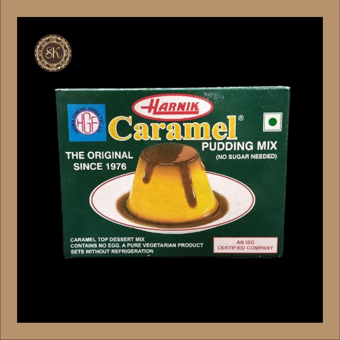 Caramel Pudding Mix | Caramel Dessert Mix | Harnik - 90gms Sweetkraft | Baking supplies