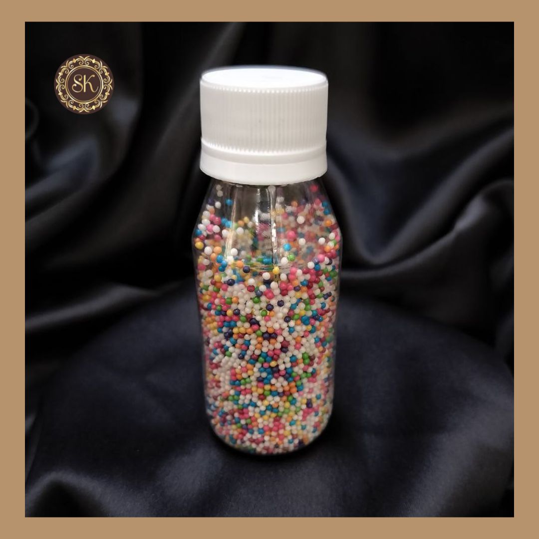 Fancy Candy | Sprinkles | Edible Cake Decoration Items | Cake Topping | Sprinkles For Cake Decoration | Multi Colour | Medium Bottle - (SP-002) Sweetkraft | Baking supplies