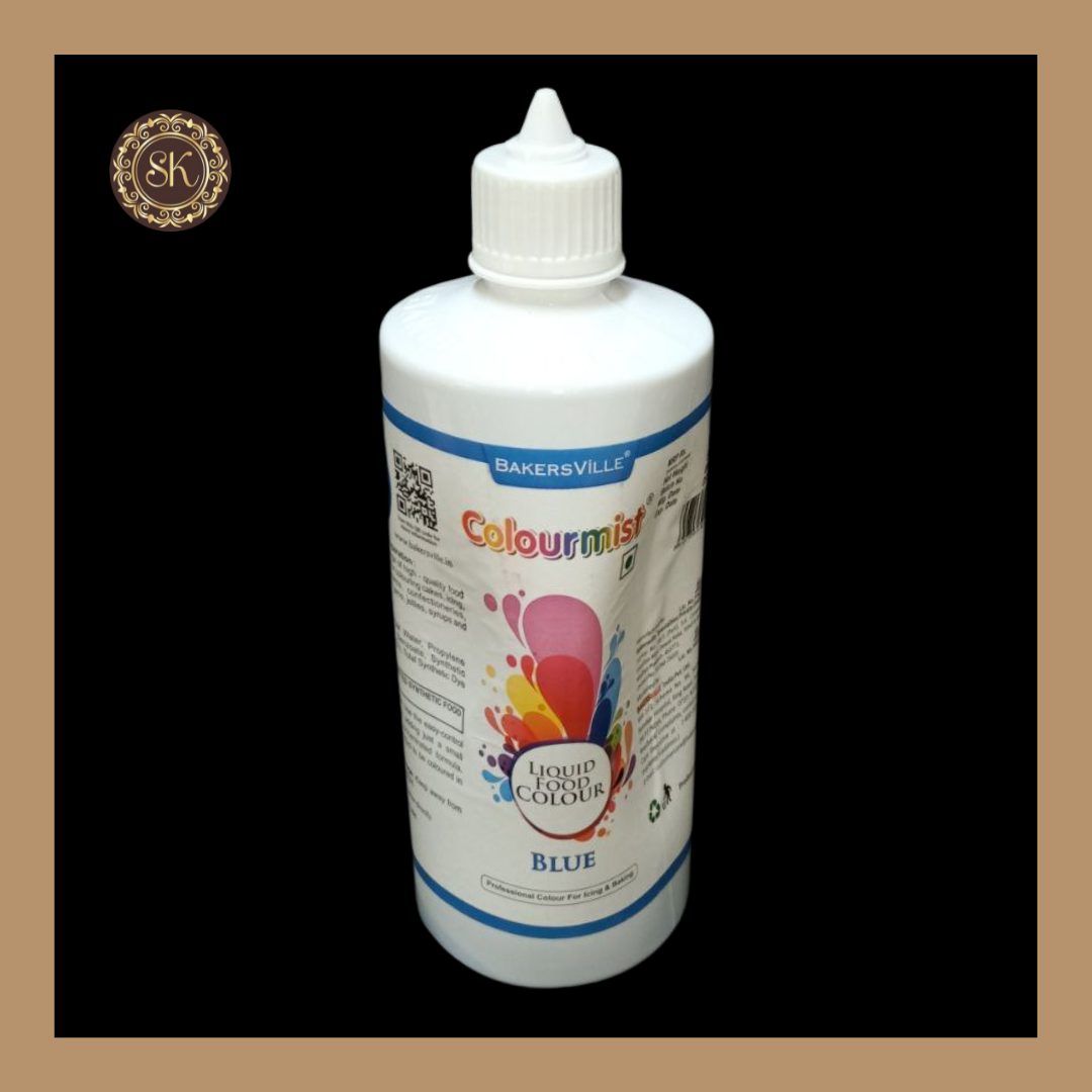 Colourmist | Liquid Food Colour | Blue Colour - 500g Sweetkraft | Baking supplies