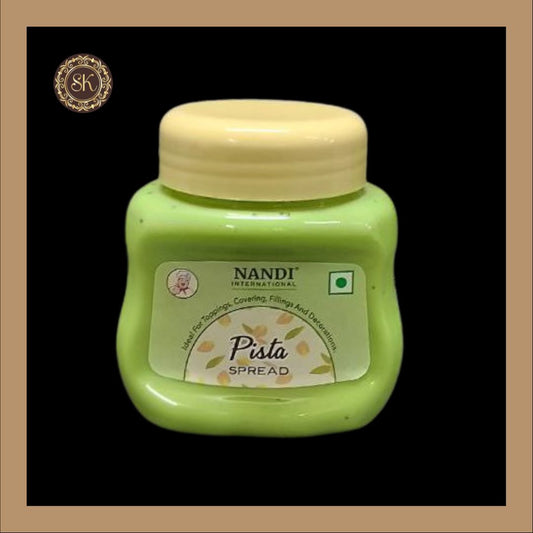 Pista Spread | Toppings | Covering | Fillings | Decorations | Nandi Brand - 200gms Sweetkraft | Baking supplies