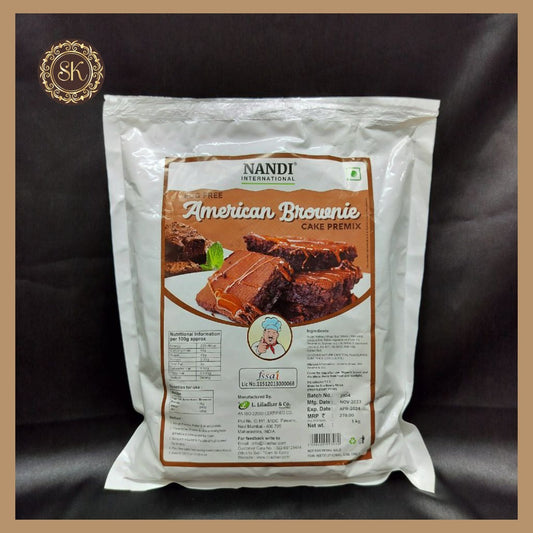 Brownie Premix | Chocolate Brownie Premix | American Brownie | Nandi - 1 Kg Sweetkraft | Baking supplies